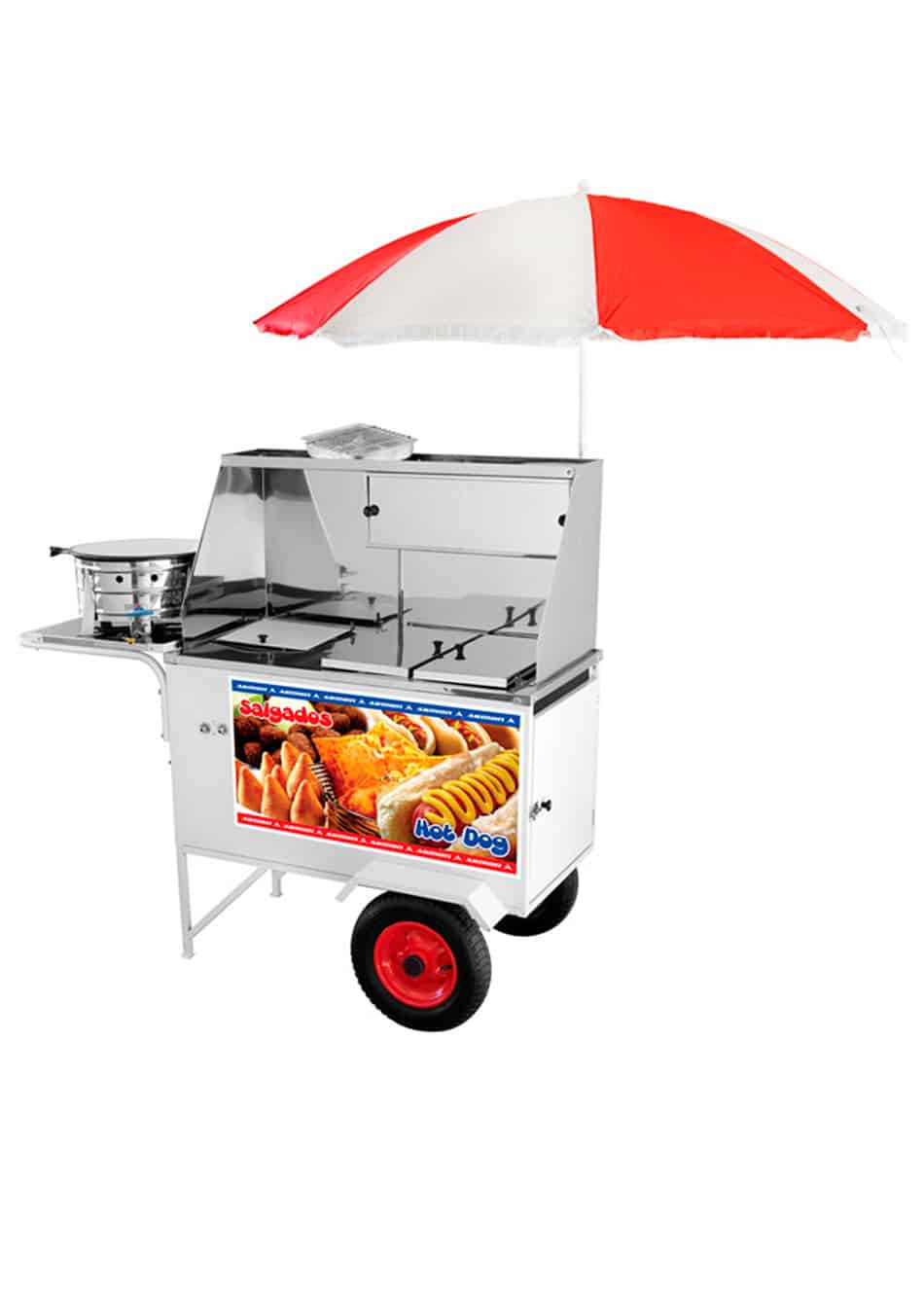 CARRINHO ARMON COMBINADO HOT DOG + LANCHE + SALGADO - CHLSL-013