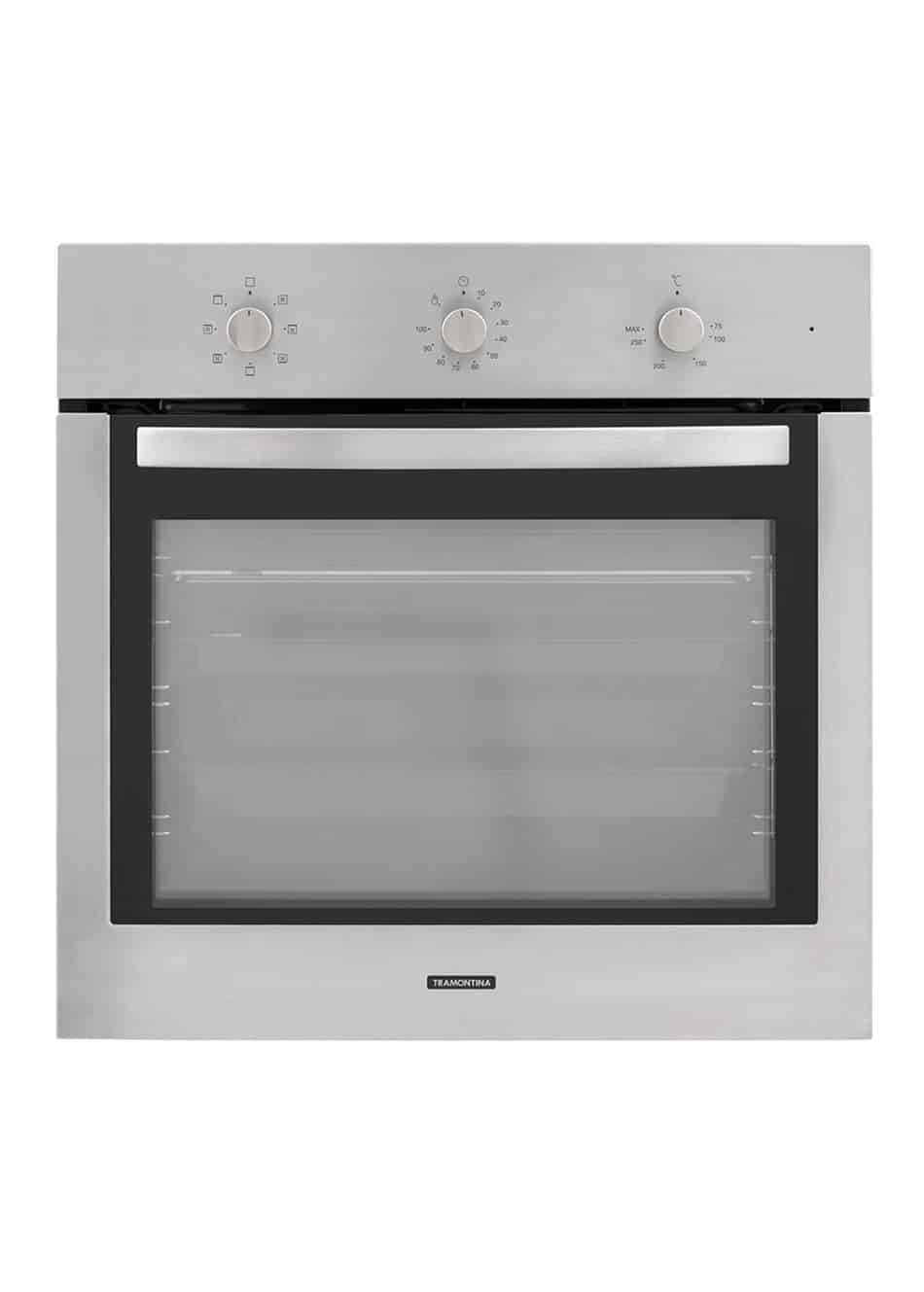 FORNO ELÉTRICO DE EMBUTIR TRAMONTINA EM AÇO INOX 7 FUNÇÕES 71 L #CS