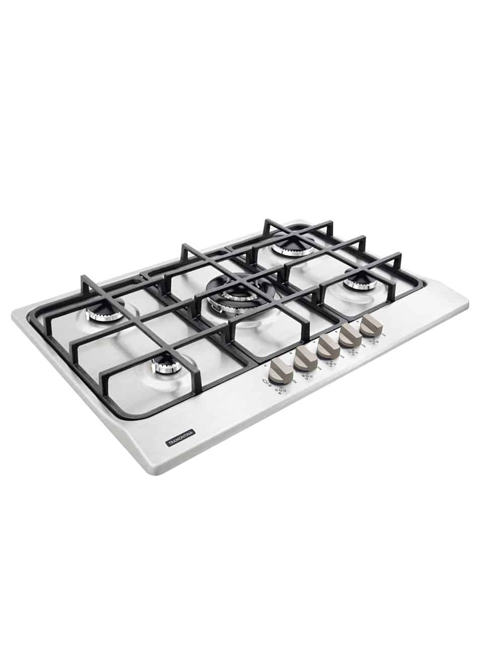 COOKTOP A GÁS TRAMONTINA EM AÇO INOX COM ACENDIMENTO AUTOMÁTICO 5 QUEIMADORES #CS